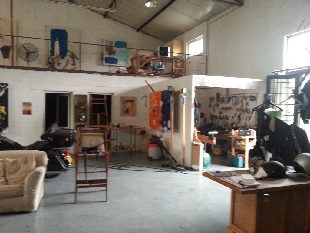 Zhang Wei's studio just outside of Beijing